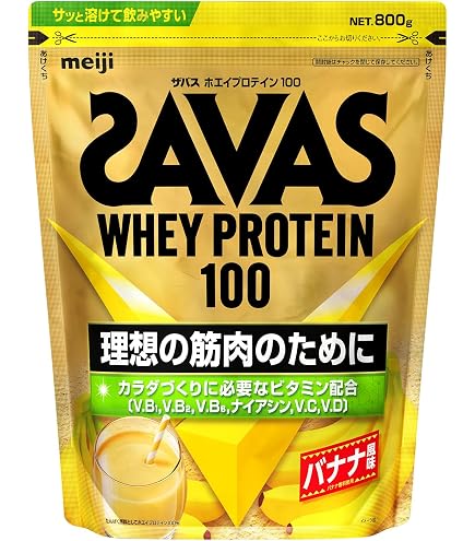 Amazon | ザバス (SAVAS)ホエイプロテイン100 ストロベリー味 450g
